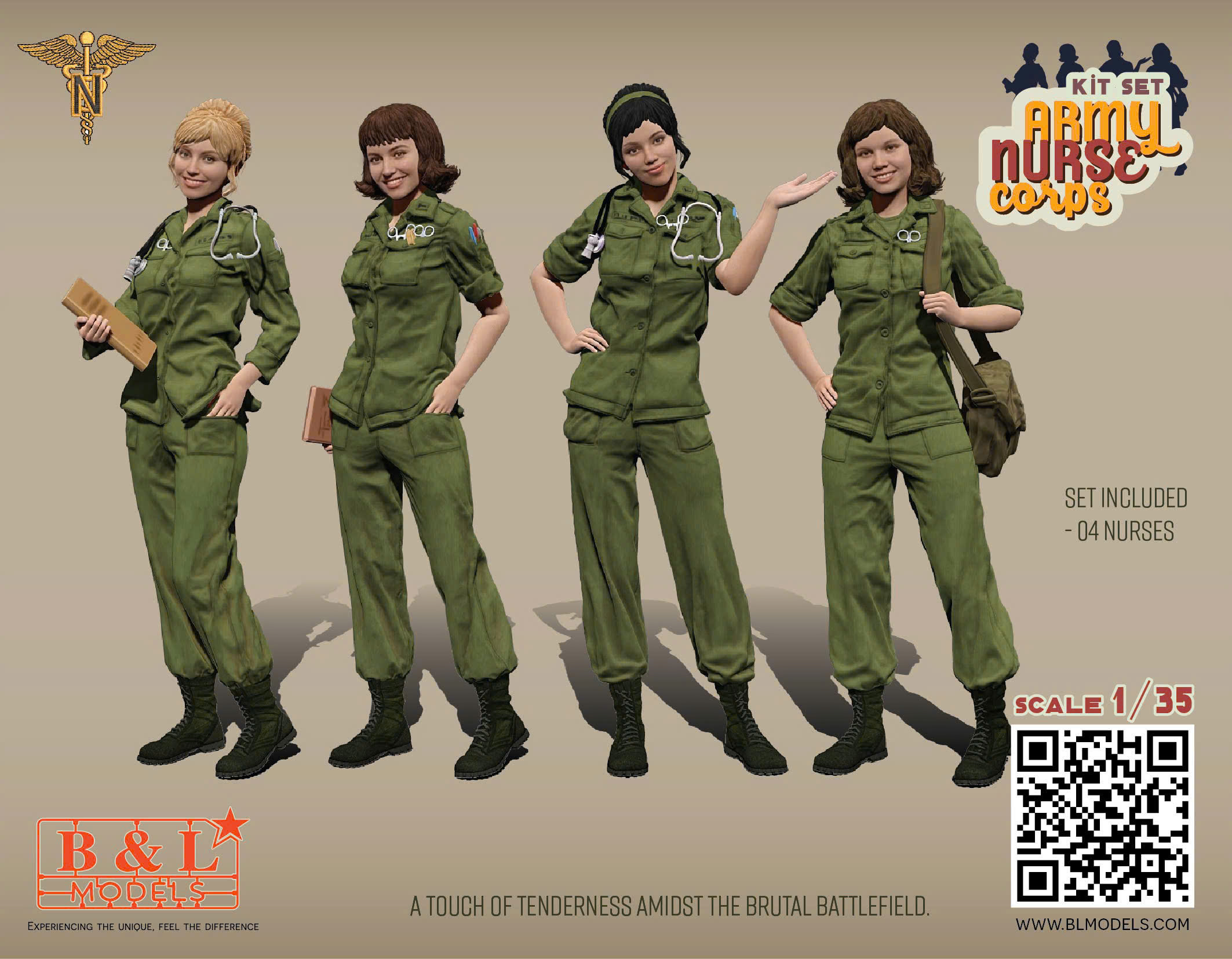 1/35 アメリカ陸軍看護師部隊